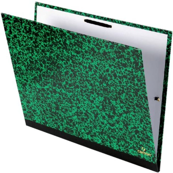 Tekenmap canson studio annonay elastieksluiting 320x450mm groen