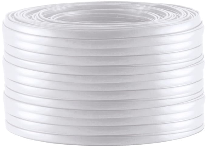 Telefoonkabel 4-aderig op rol | CCA (AWG30) | plat | wit | 10 meter
