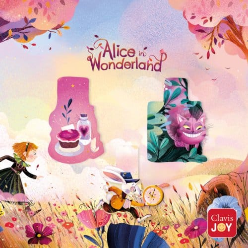 Magnetische boekenleggers Alice in Wonderland