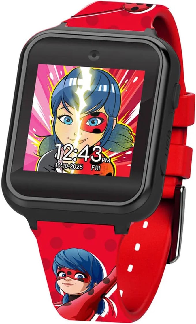 Interactieve horloge - KIDS LICENTIE - Lady Bug - Vanaf 6 jaar gray