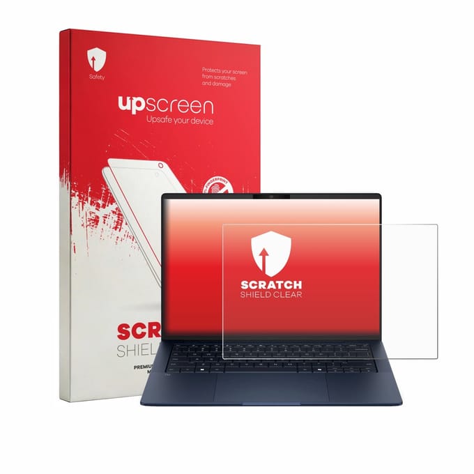 upscreen - Screenprotector voor HP EliteBook X G2q 14 - Folie Beschermfolie transparant