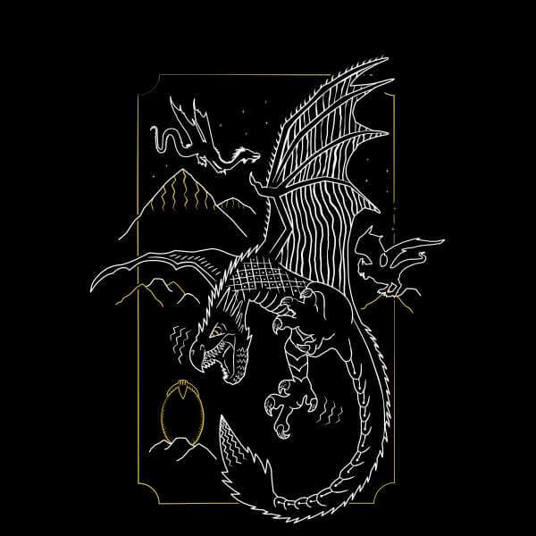 Harry Potter Hungarian Horntail Dragon trui - Zwart - S