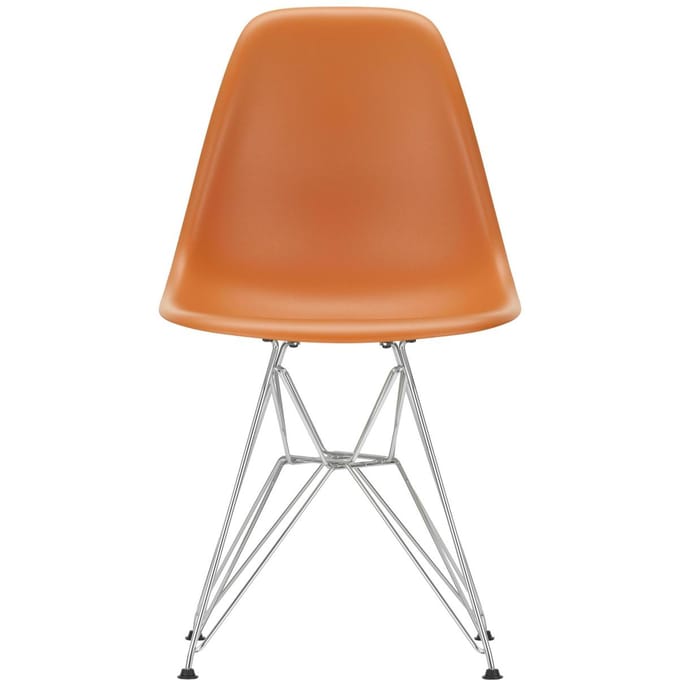Vitra - DSR Eames Plastic Sidechair - roestoranje RE - verchroomd