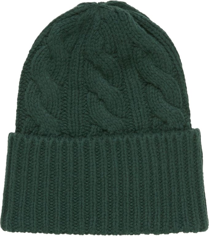 Marc O'Polo Dop Knitted Beanie Deep Jumper Groen