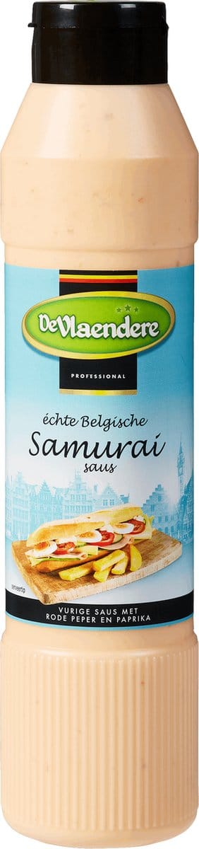 De Vlaendere Samurai saus - 1 liter tube van 1 liter