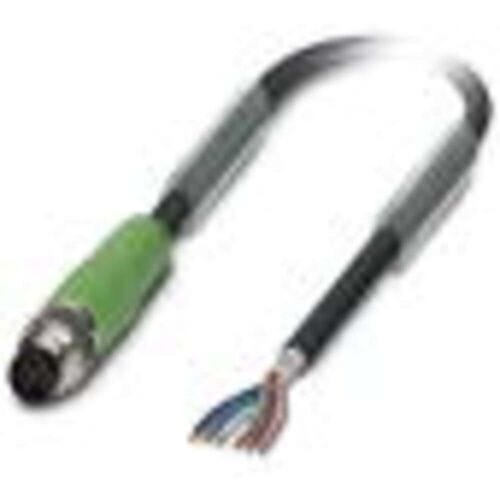 Phoenix Contact 1522312 Sensor/actuator connector, geassembleerd M8 Aantal polen (sensoren): 6 Bus 5.00 m 1 stuk(s)