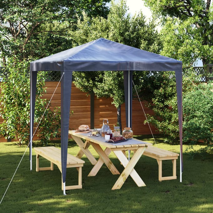 vidaXL - Partytent - 2x2 - m - blauw