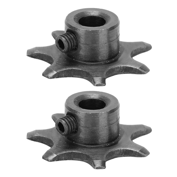 2 Stuks Wiel Tandwiel Omkeerbaar Getand Wiel Broedmachine Accessoires gray