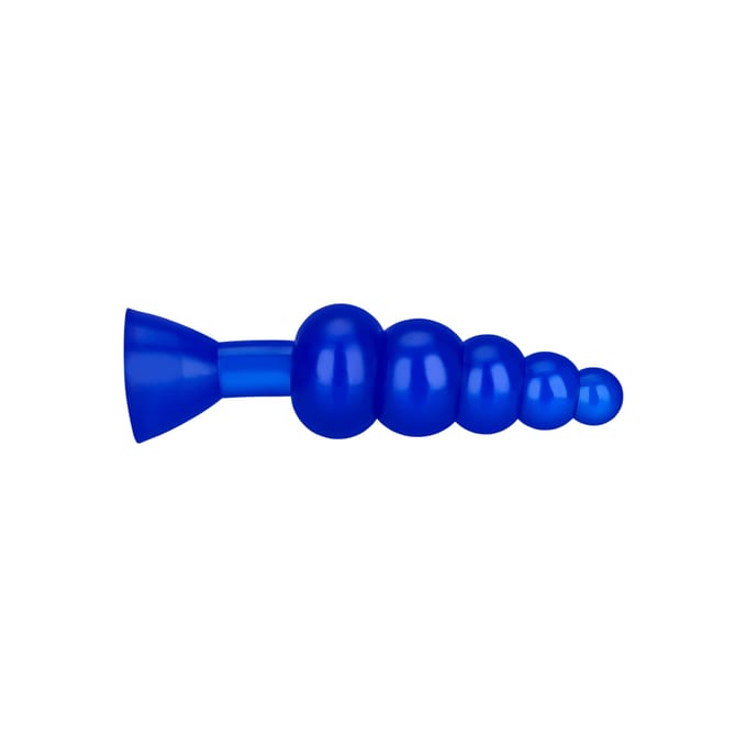 Bendable Butt Rattler - Blauw - Buttplug
