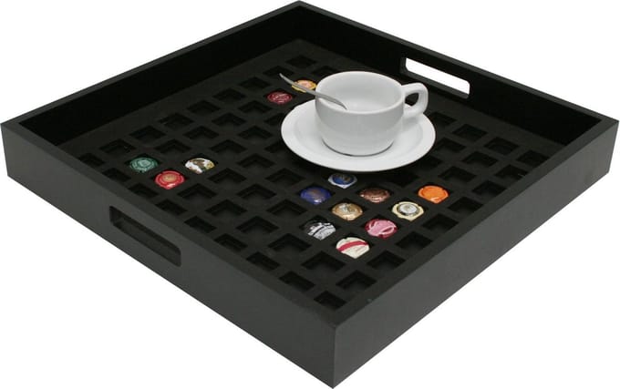 Deknudt Frames dienblad S65TZ2 - zwart - 81 champagne capsules