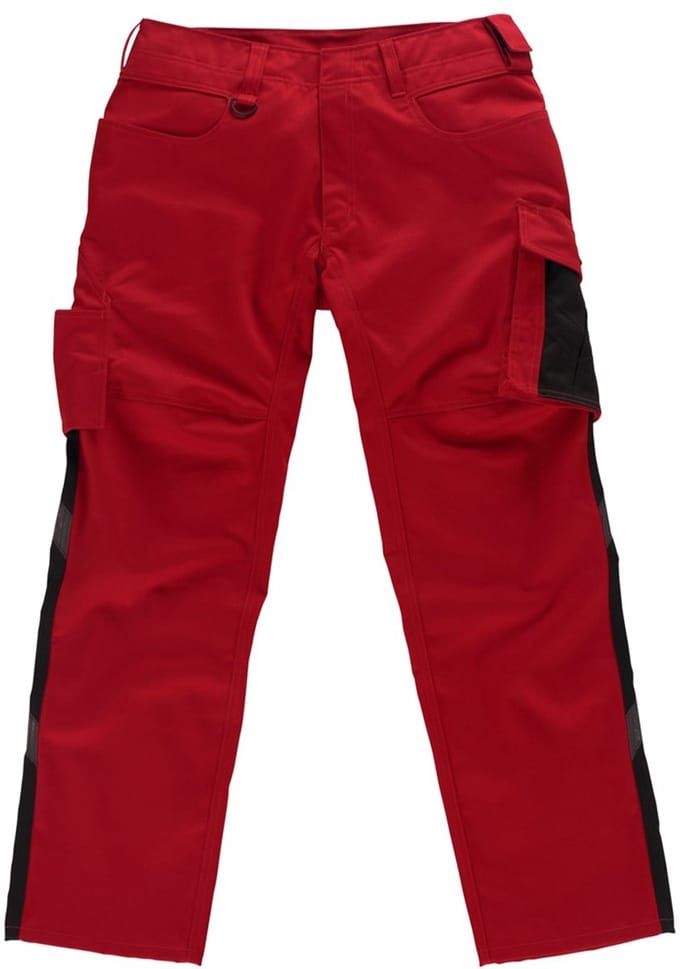 Mascot Unique Broek met dijbeenzakken 12579-442 - Rood/Zwart - C54 - 82