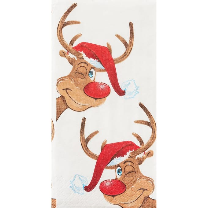Papieren zakdoeken "Rudolph"