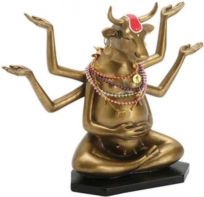 CowParade Medium Buddha Cow