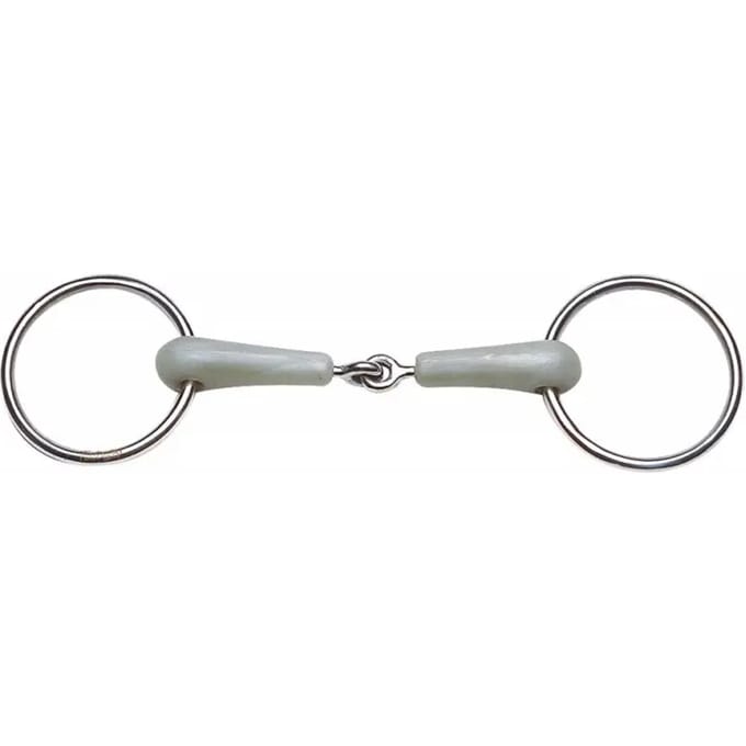 2 ring gebroken flexi paardenbit Feeling