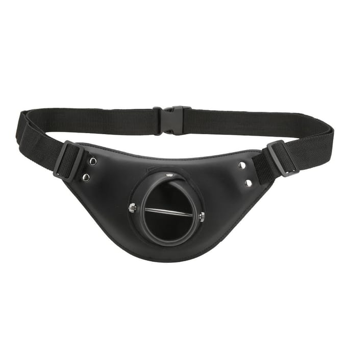 Verstelbare en draaibare hengelhouder van zwart PU-leer voor het vissen. Professioneel accessoire voor vissers. black
