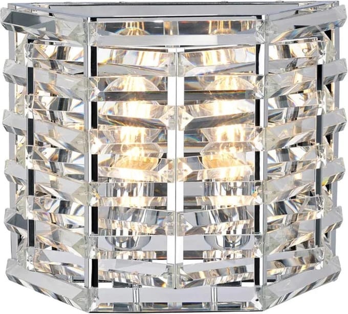 Elstead Lighting LED Wandlamp Shoal | 2X E27 Max 60W | Polished Nickel
