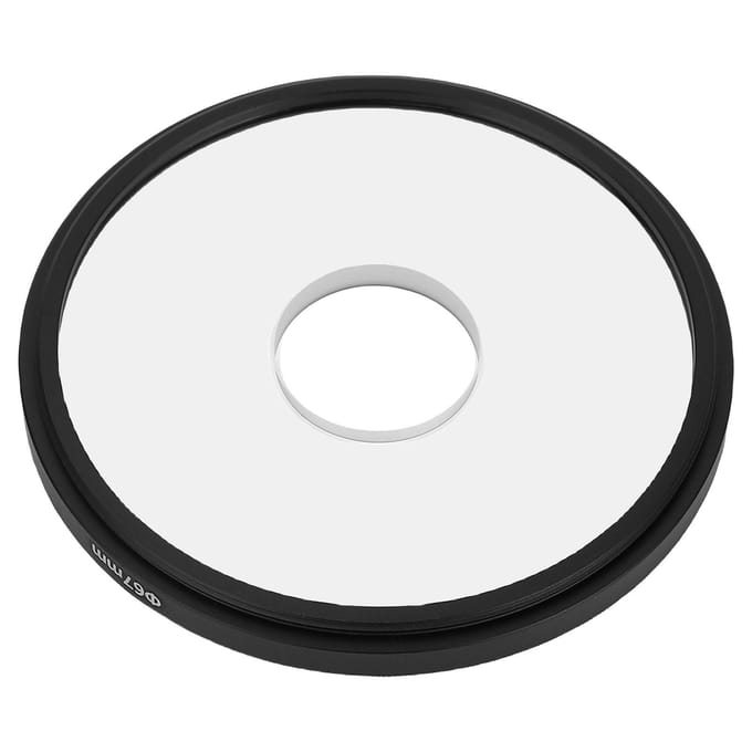62mm Center Exposure Lensfilter met 62mm-67mm Filteradapter Randonscherpte Speciaal Effectfilter voor black