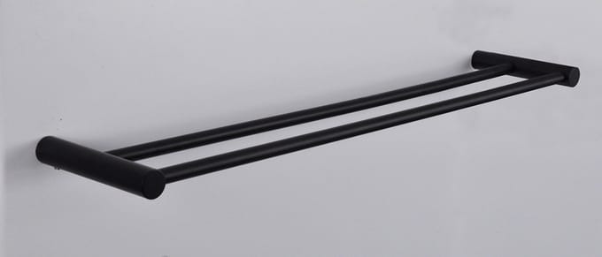 Sanifun dubbele handdoekdrager Nero 600