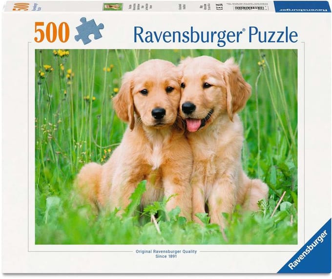 Ravensburger – The Golden Retriever Brothers – Legpuzzel – 500 Stukjes