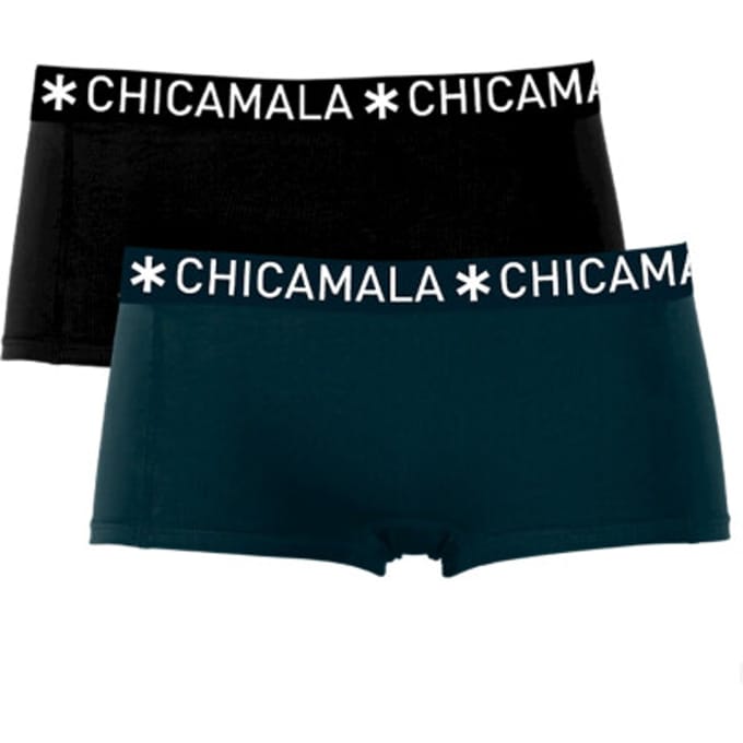 Muchachomalo Meisjes 2-pack boxershorts effen