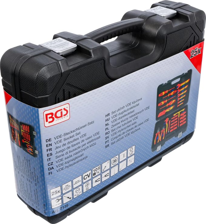 BGS VDE gereedschap set - aandrijving 3/8 - 25 delig