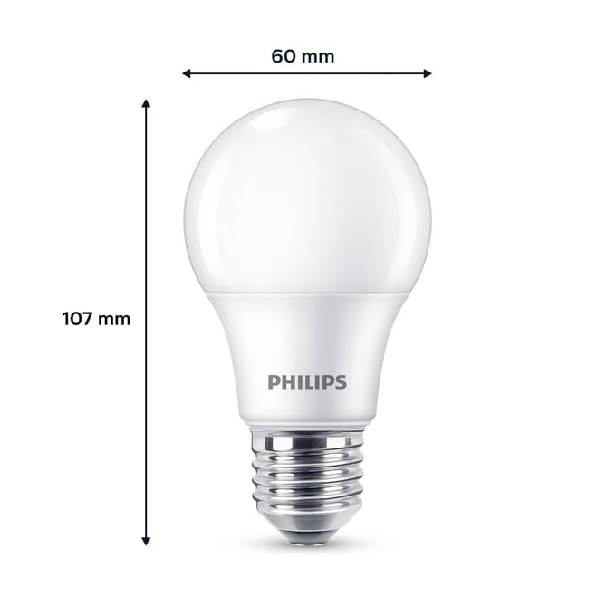 Philips LED spot Standaard 4.9W/827 (40W) 2-pack E27
