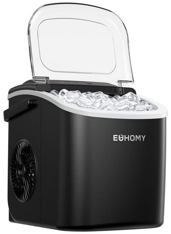 Euhomy Ijsmaker IM001 Ice Cube Maker 1.2L 12kg - Black