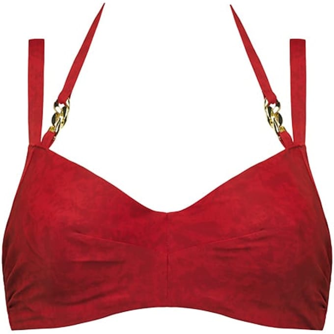 Marlies Dekkers Acapulco Rubine Red Balcony Bikini Top Größe: 75E | Bikinis Outlet | Damen | Rot