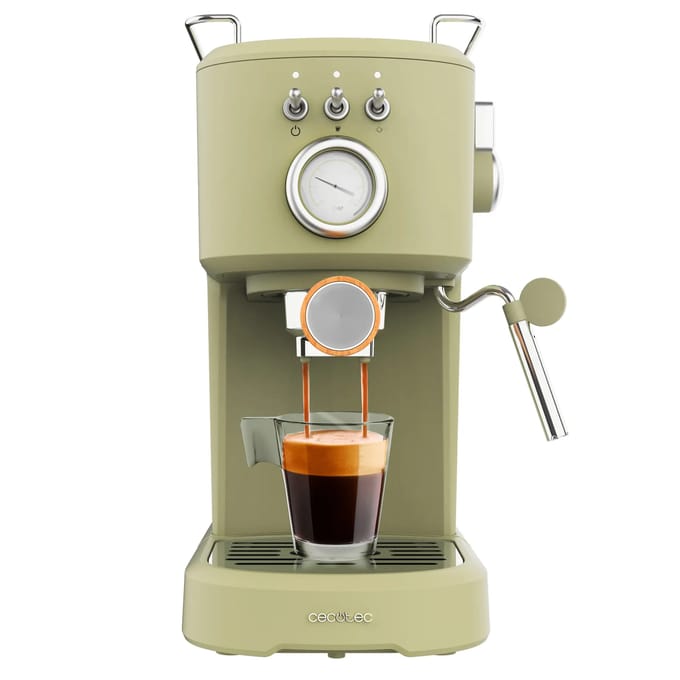 Express Coffee Machine Cecotec Power Espresso 20 Retro 1100 W