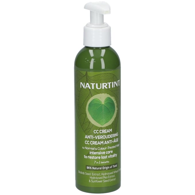 Hydraterend en Anti-Age CC Cream - NATURTINT - 200ml - Leave-in Conditioner - Vegan - Microplastic FREE