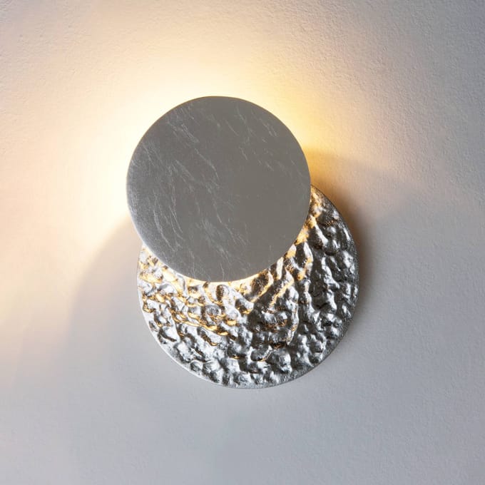 Holländer LED wandlamp Coronare Piccolo, zilver