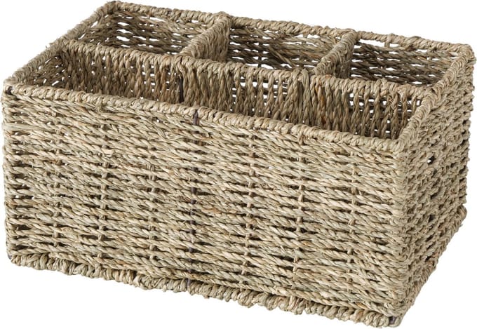 Bureau Organizer Mand Zeegras 30x20 cm