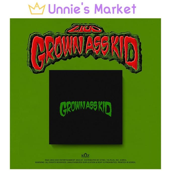 ZICO [Grown Ass Kid] 4e Mini Album 1ea black