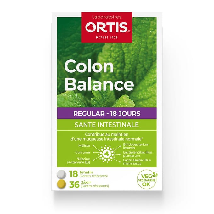 Ortis® Colon Balance Regular 54 Gecomprimeerde tabletten