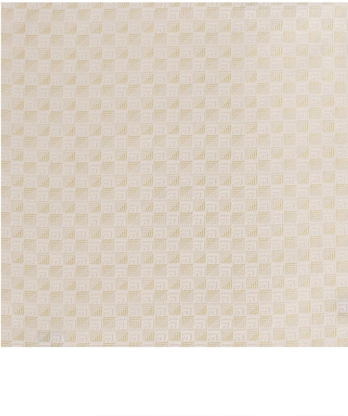 TRESANTI | EVERON | Zijden pochet geometrisch | Ivoor wit