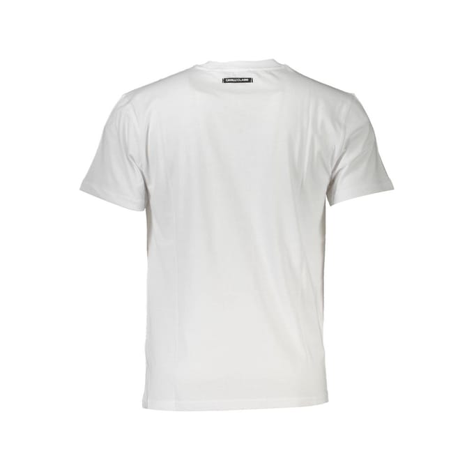 Cavalli Class Witte Katoenen Heren T-Shirt