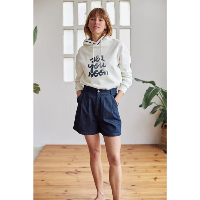 TWOTHIRDS Carrizal Sweatshirt Off White Maat: S | Hoodies Outlet | Dames | Wit