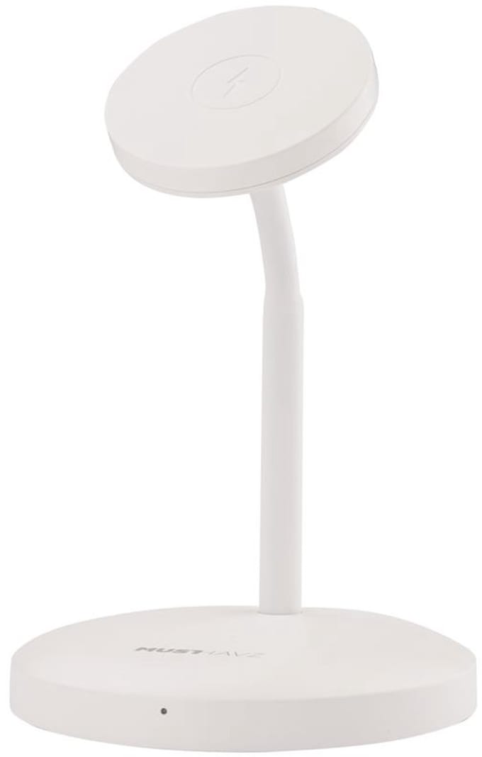 Musthavz - MagStand 2-in-1 - MagSafe draadloze oplader - wit