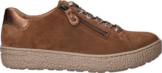 Hartjes 162.1401 Phil Sneakers - Suède - Dames - Bruin - Maat 41