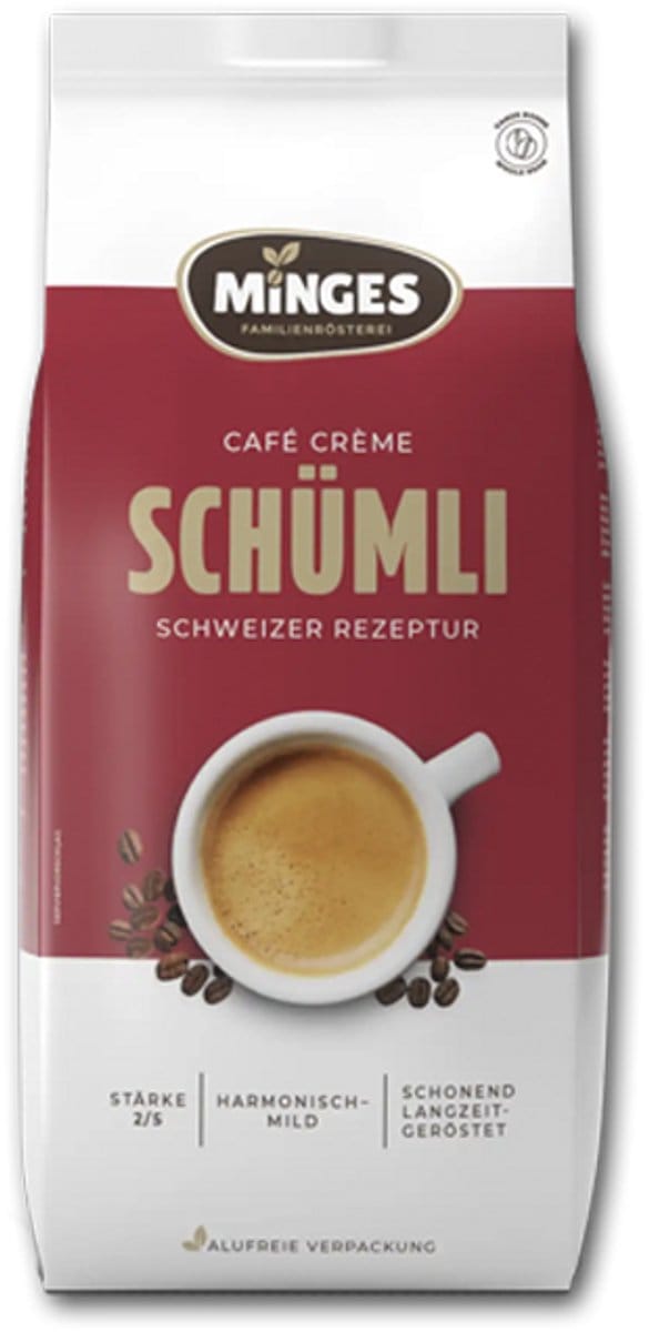 Minges - CafÃ© CrÃ¨me SchÃ¼mli Bonen - 8x 1kg