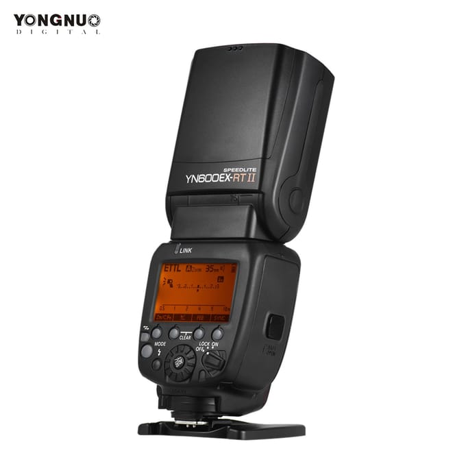 YONGNUO YN600EX-RT II Professionnel Créatif TTL Master Flash Speedlite 2.4G Sans Fil 1/8000s HSS black