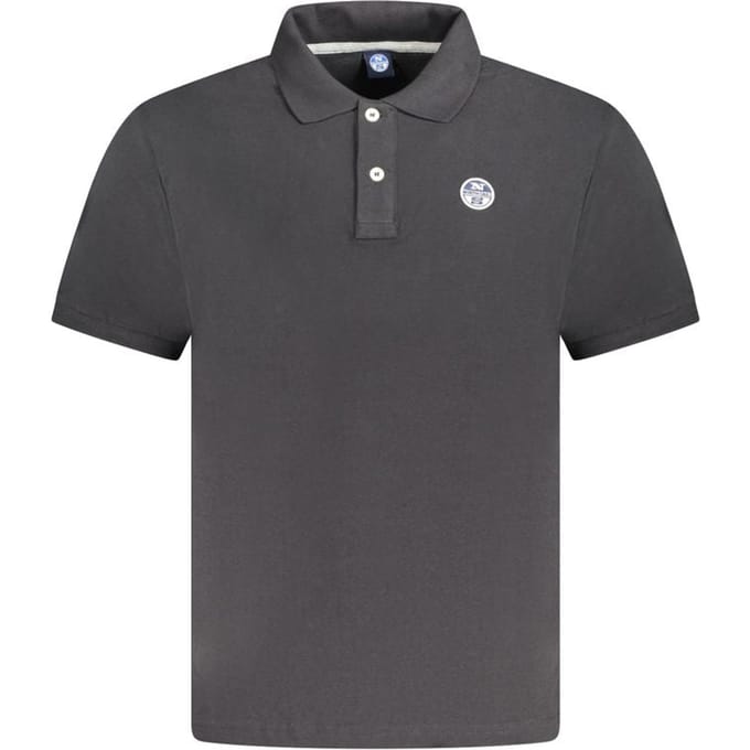 North Sails Zwarte Katoenen Heren Poloshirt