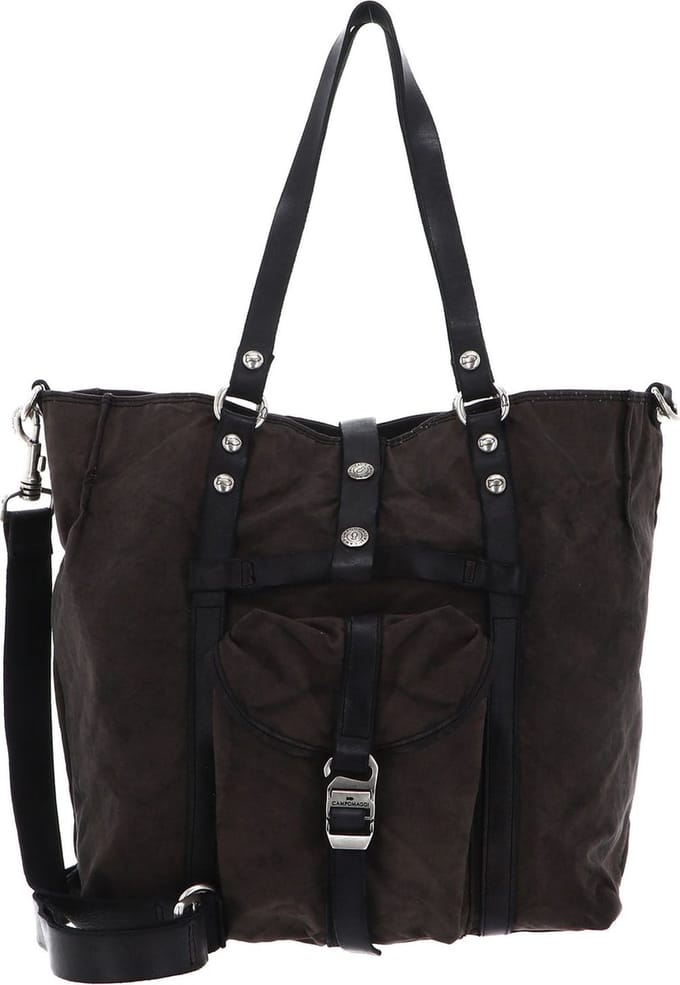 CAMPOMAGGI Shopper Saturno Shopping Bag V.Camou + T / Grigio Donkergrijs