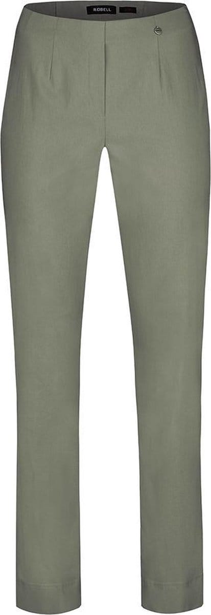 Robell Marie Dames Broek - Olijf Groen - Maat 52
