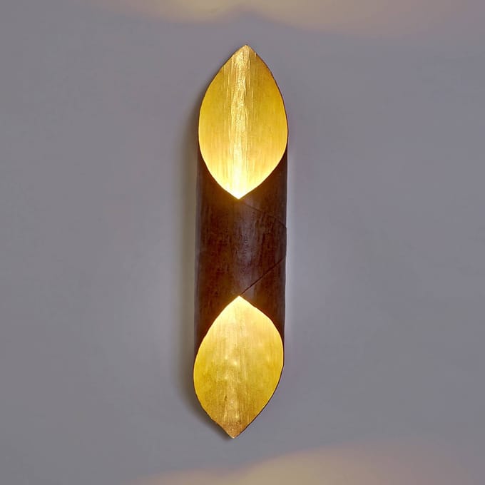 Holländer LED wandlamp Organo, hoogte 40 cm