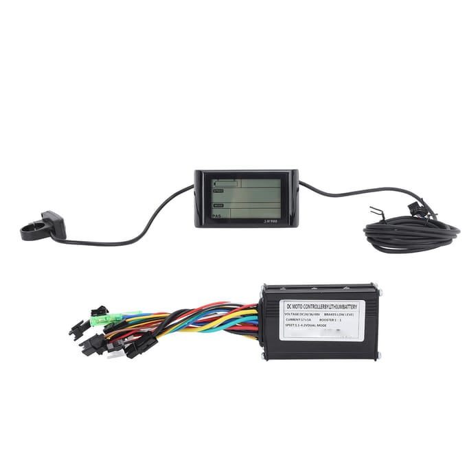 Elektrische Fiets Ombouwset 3 Modi 17A Controller SW900 Display Paneel Duimgashendel FT8C Snelheid gray