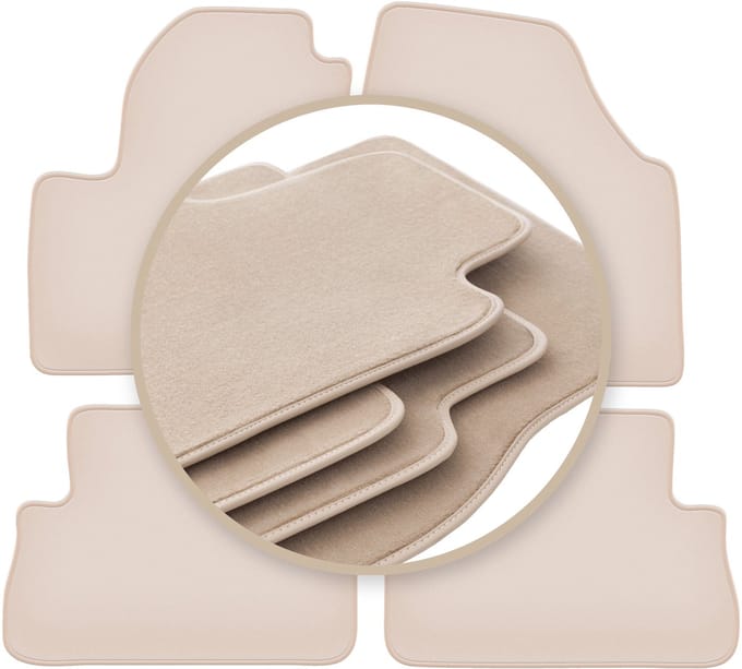 PREMIUM beige vloermatten voor: Land Rover Freelander II SUV 2006-2014