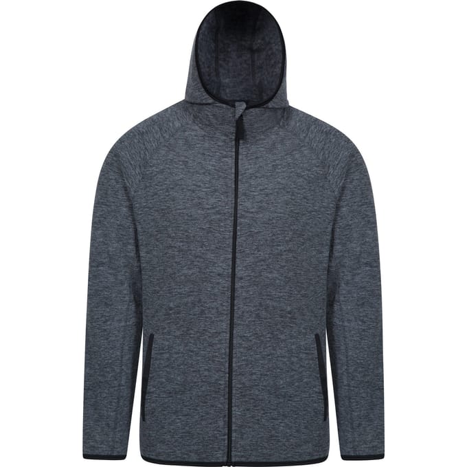 Mountain Warehouse Heren Snowdon II Full Zip Hoodie (Zwart)