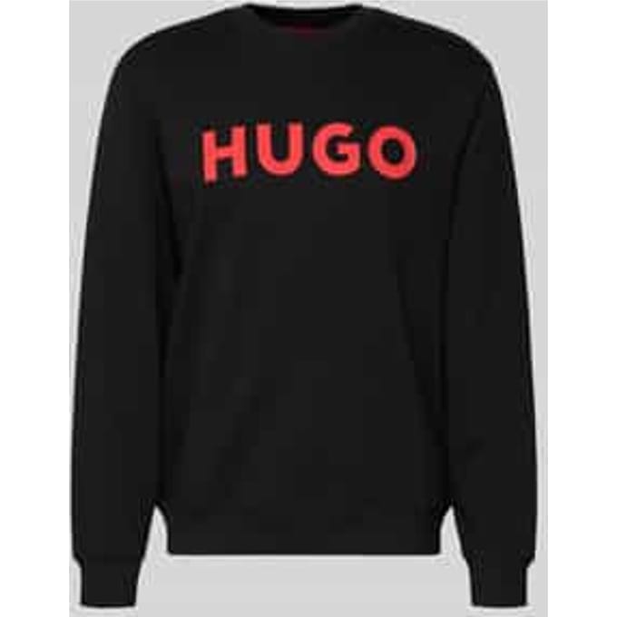 Sweatshirt met labeldetail, model 'Dem'