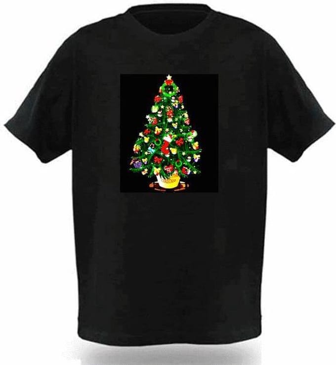 LED - Equalizer - T-SHIRT - Kerstboom - XXL